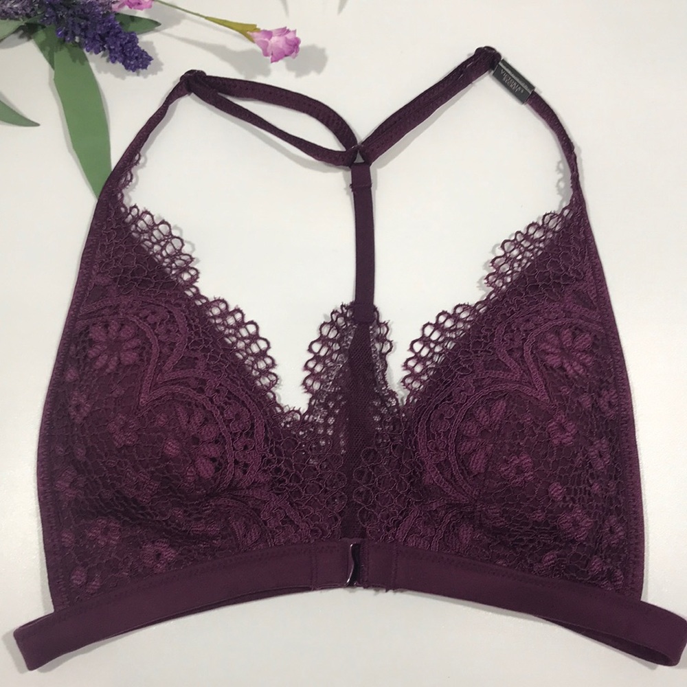 Victoria’s Secret Front Close Bralette Purple - Picture 13 of 16
